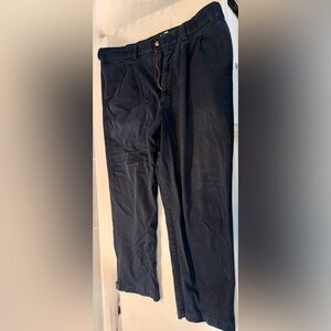 Men's Navy Blue Khaki Pants. Expanding waistband!